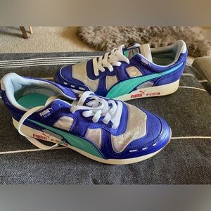 PUMA Grey Sparkle RS100 R-System Opulence Sneaker - never worn!